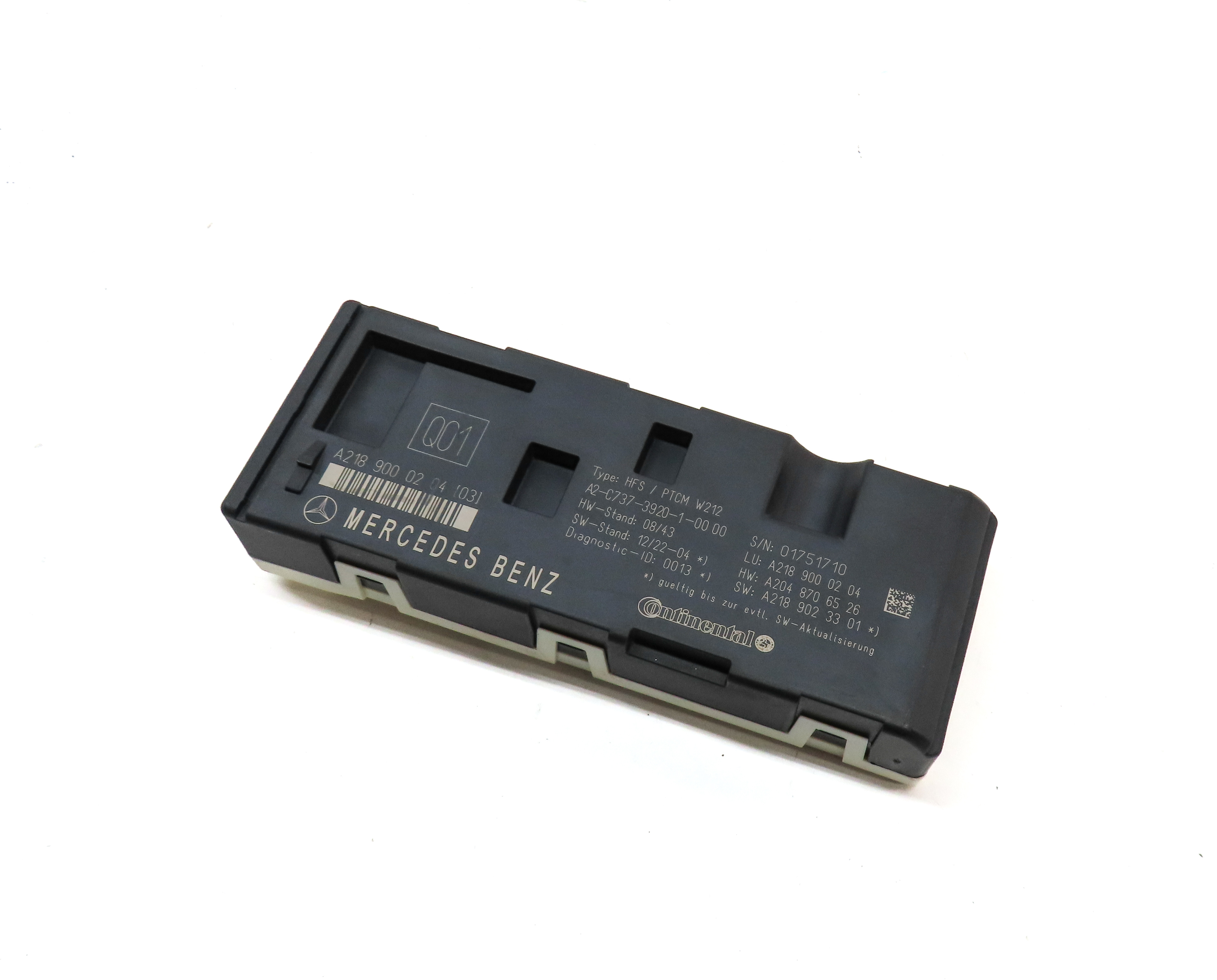 11-17 MERCEDES E CLS CLASS (W212 W218) REAR TRUNK LIFT LIFTGATE CONTROL MODULE — exact item pictured